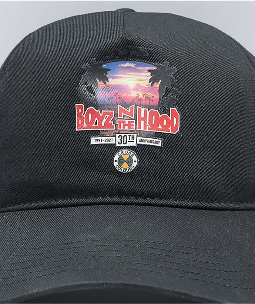 Cross Colours x Boyz n the Hood Black Strapback Hat