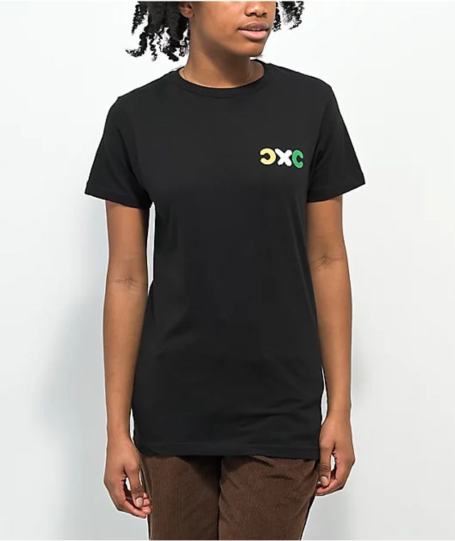 Cross Colours x Skate Nation Ghana Tribal Print Black T-Shirt