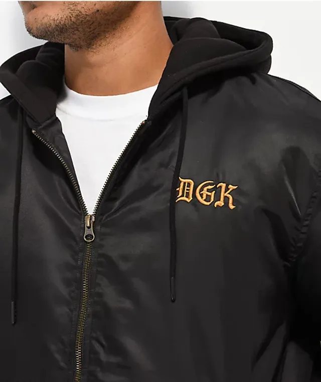 DGK Monogram Black Windbreaker Jacket