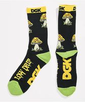DGK Low Drip Black Crew Socks