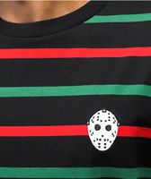 DGK Masked Black Stripe Knit T-Shirt
