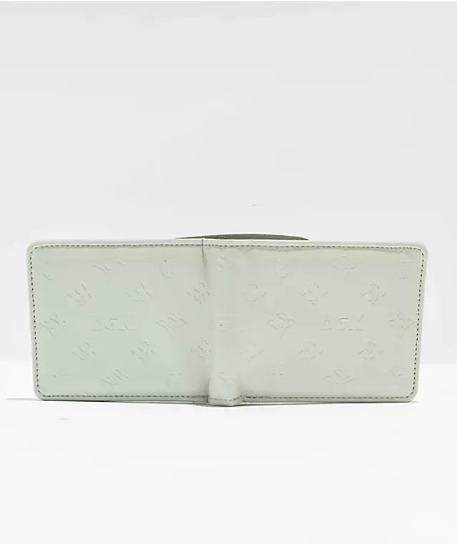 A-Lab Norma Pink & Green Trifold Wallet