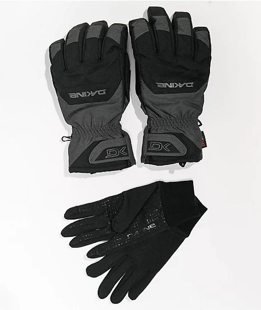 Dakine Scout Carbo Grey & Black Snowboard Gloves
