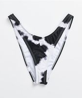 Damsel Billie Cow Print High Leg Bikini Bottom