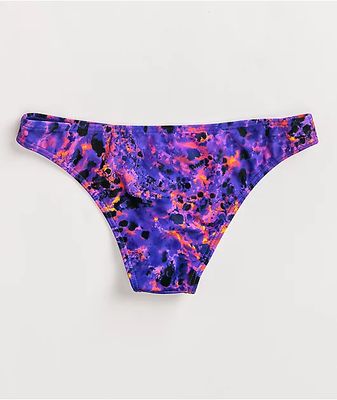Damsel Tortuga Purple, Blue, & Orange Cheeky Bikini Bottom