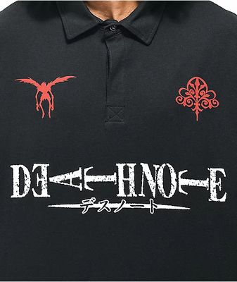 Ryuk Black Rugby Shirt | Mall 