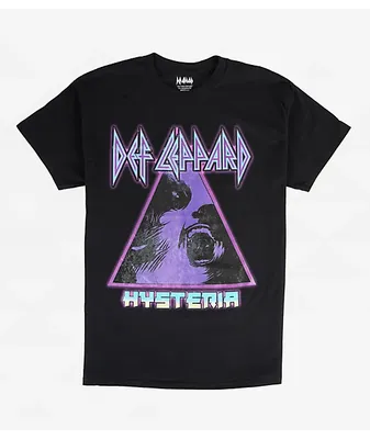 Def Leppard Hysteria Black T-Shirt