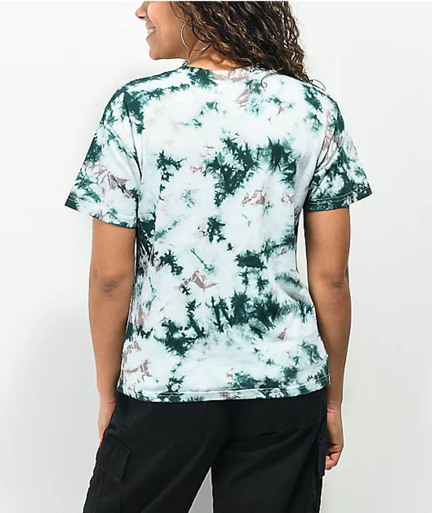 Empyre Laynie Blue & Green Tie Dye T-Shirt