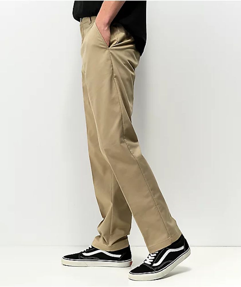 Dickies Skate Slim Straight Khaki Chino Pants