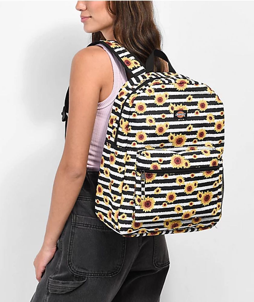 Dickies Sunshine Student Black & White Backpack
