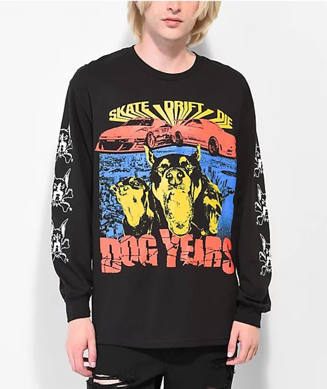 Graffiti Disc Dog Embroidered T-Shirt – Sew Dog Crazy