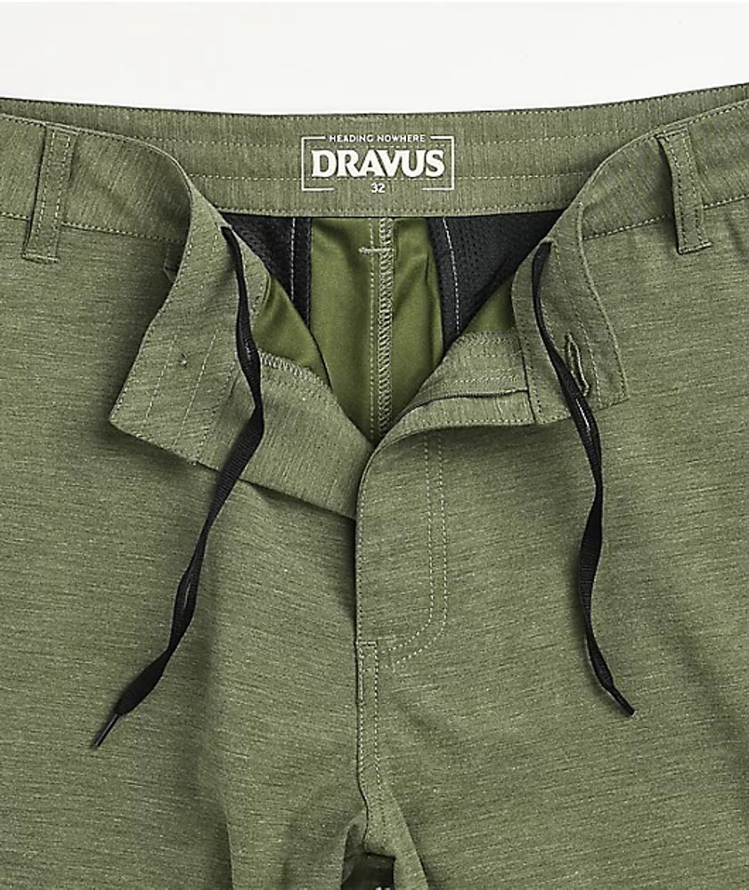 Dravus Recreational Olive Hybrid Shorts