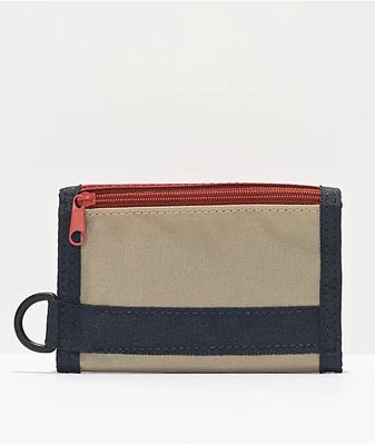 Element Trail Red & White Trifold Wallet.