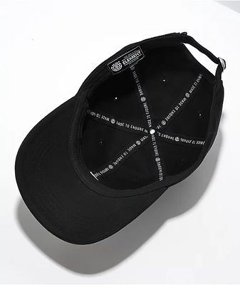 Elements Fluky Black Snapback Hat