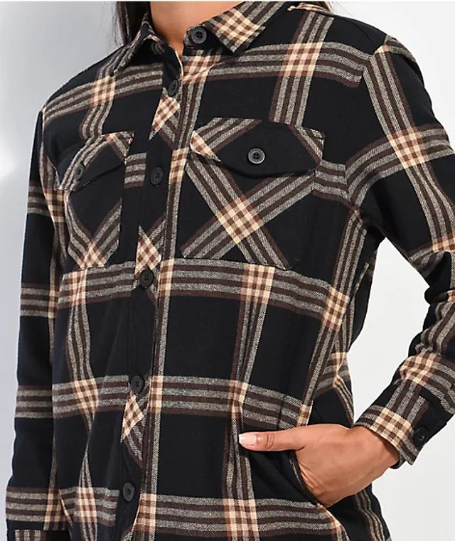 Grey Hooded Flannel Jacket 