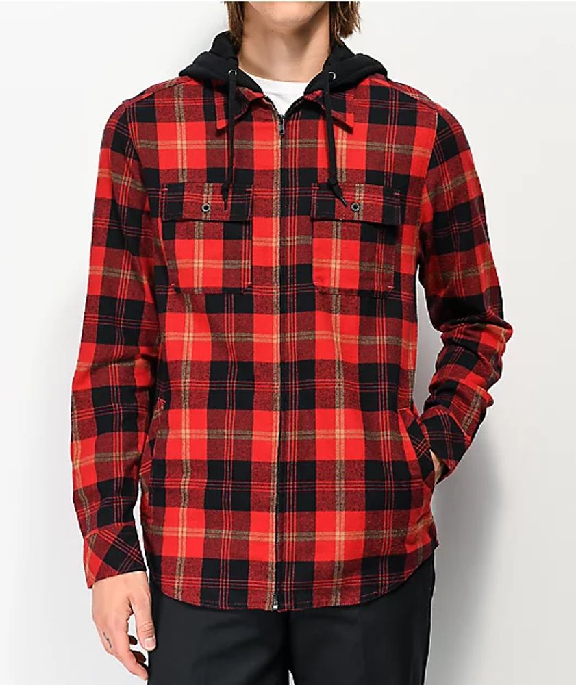 Empyre Eddy Red Flannel Shirt