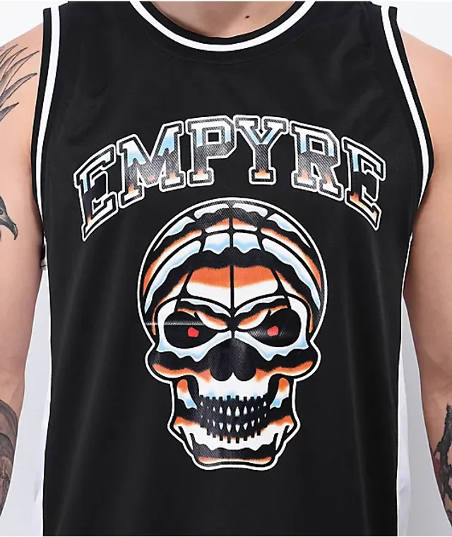 Empyre Free Throw Black & White Basketball Jersey