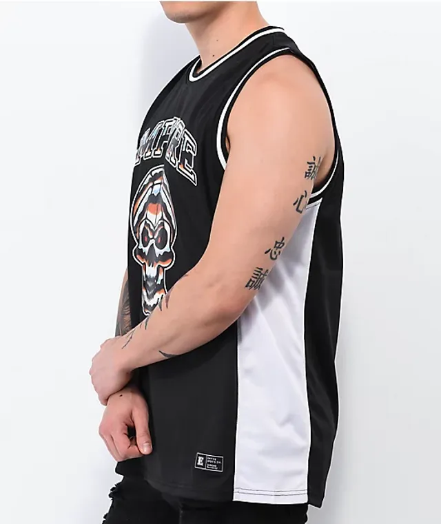 Empyre Free Throw Black & White Basketball Jersey