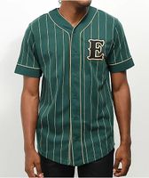 Empyre Chuck Maroon & White Pinstripe Baseball Jersey