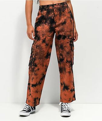 Empyre Echo Orange \u0026 Black Cargo Pants 