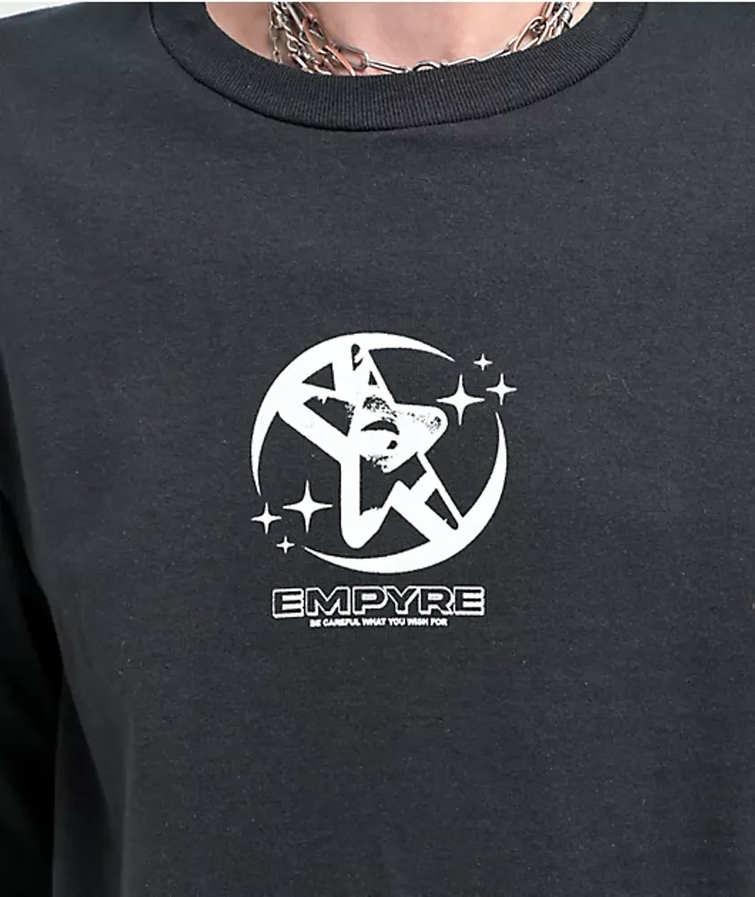 Empyre, Shirts, Empyre Graffiti Embroidered Black Tshirt Size Large