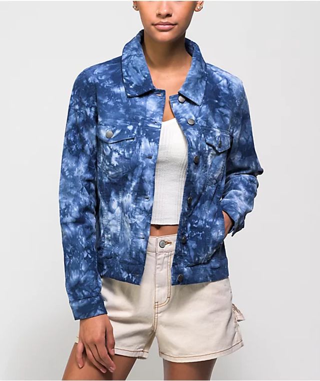 Empyre Freya Blue Tie Dye Corduroy 