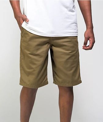 Empyre Furtive Dark Khaki Chino Shorts 