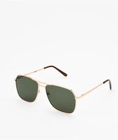 Empyre Hayes Gold & Green Sunglasses