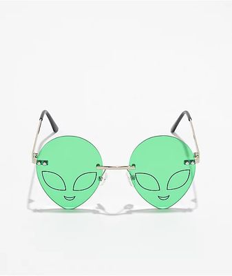 Empyre Invader Green Alien Sunglasses
