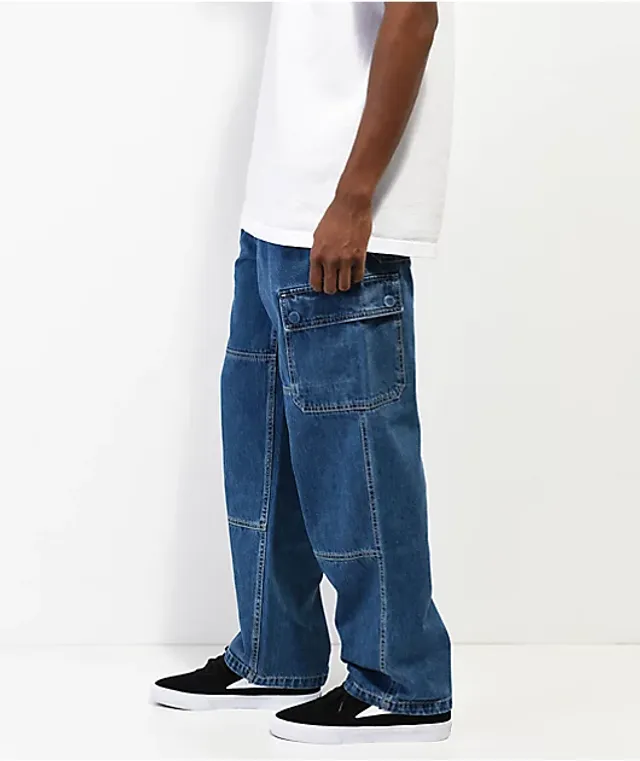 Monet Double Knee Raw Denim Carpenter Pants