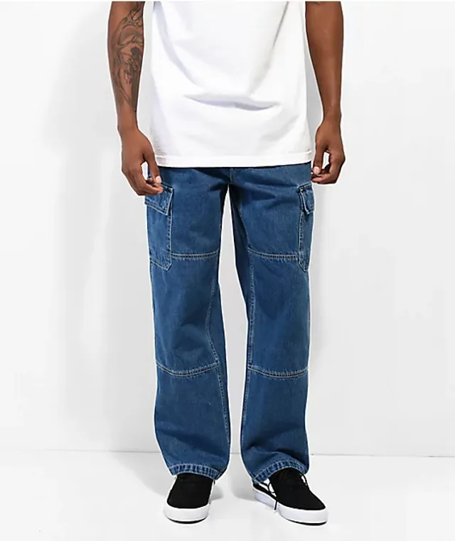 Monet Double Knee Raw Denim Carpenter Pants