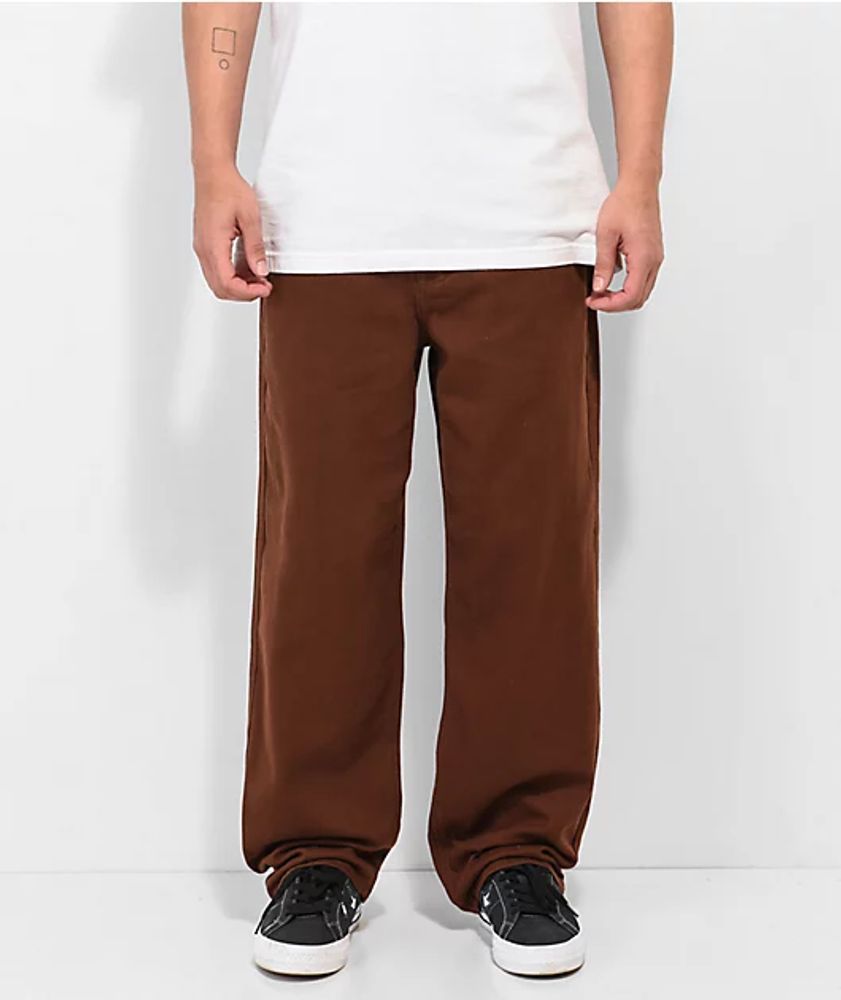 ELENA organic cotton corduroy pants - Caramel Brown (Corduroy) | Damen |  Givn