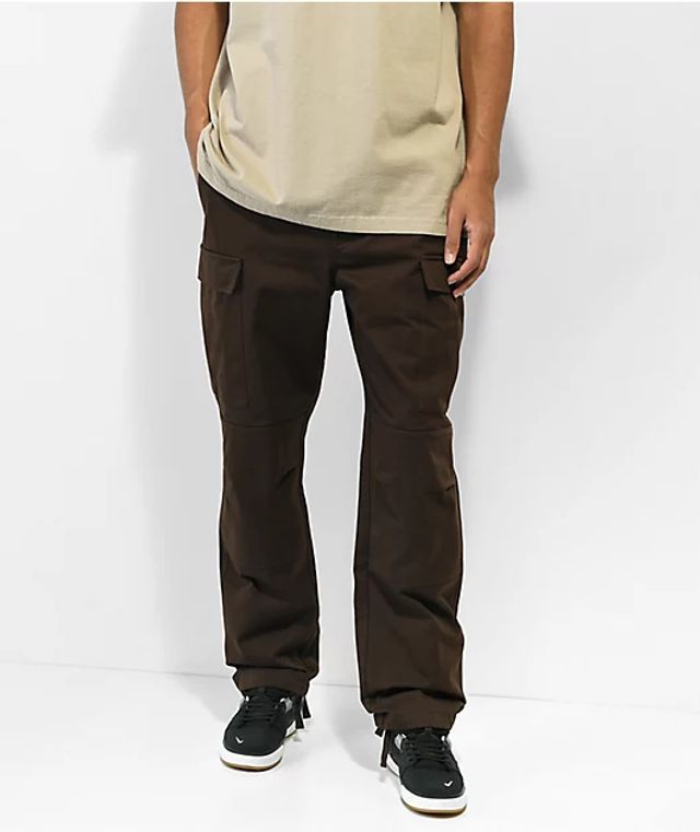 Strap Cargo Pants in Light Brown – FLÂNEUR