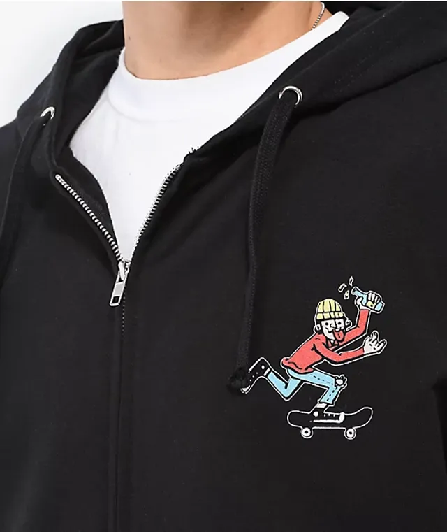 Empyre Sk8 Graffiti Logo Zip Hoodie