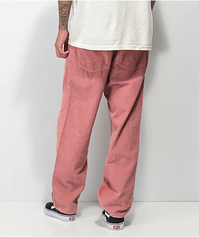 Empyre Skate Loose Fit Mauve Corduroy Pants | Coquitlam Centre