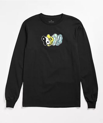 Empyre Squiggle Black Long Sleeve T-Shirt
