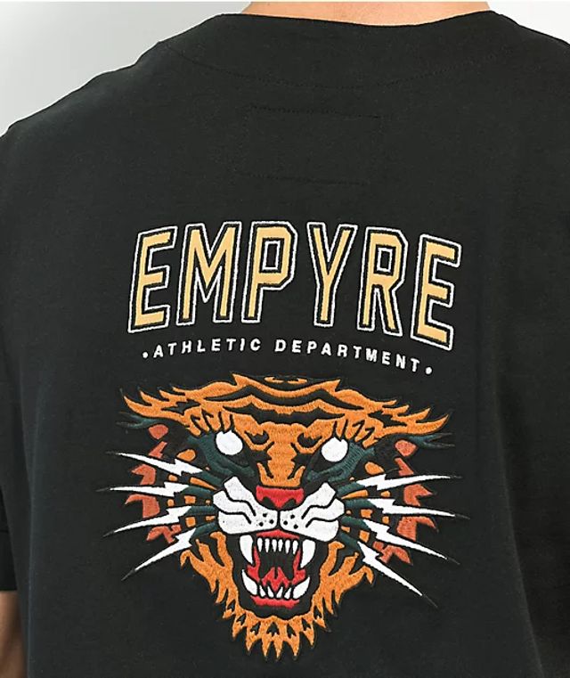 Empyre Chuck White & Black Pinstripe Baseball Jersey