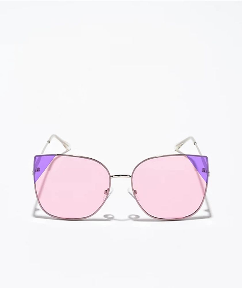 Empyre Vixen Silver & Lavender Sunglasses