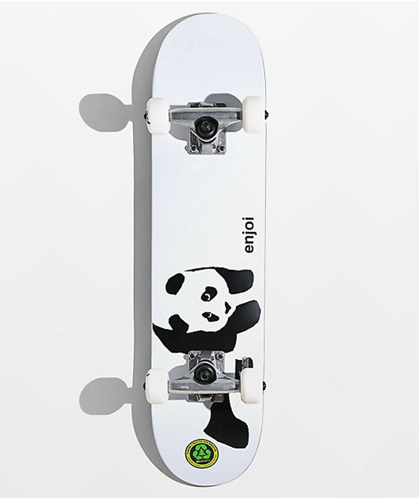 Enjoi Whitey Panda Soft Top 6.75" Skateboard Complete