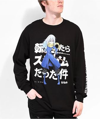 Episode x That Time I Got Reincarnated As A Slime Rumuro Black Long Sleeve T-Shirt
