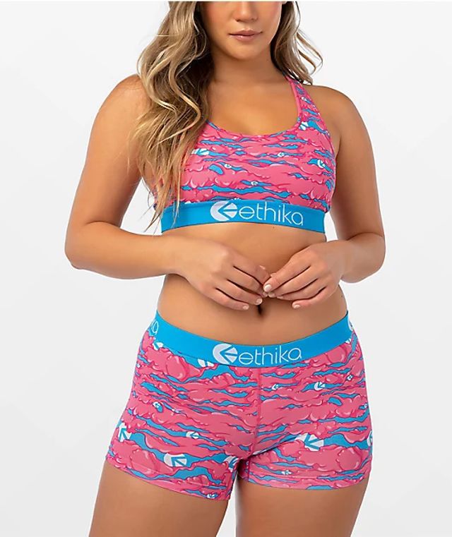 pink ethika sports bra