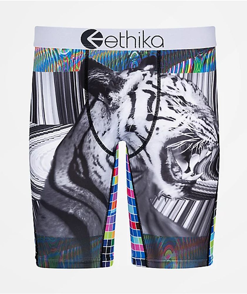 Ethika Kids Multi Color Squares Boxer Briefs