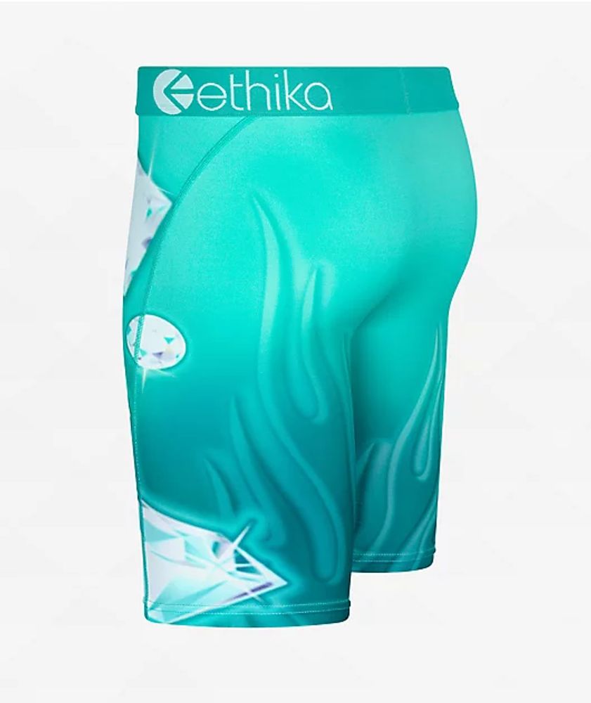 Ethika Kids Soft Touch Turquoise Boxer Briefs