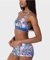 Ethika Zebra Paradise Blue Sports Bra