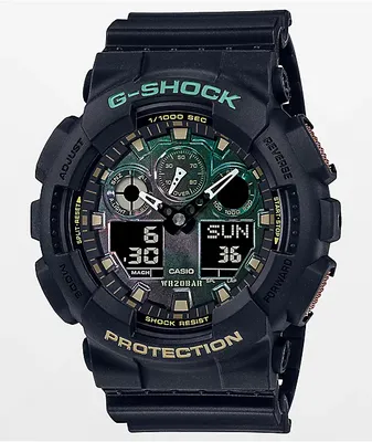 G-Shock GA-100RC-1ACR Black & Rust Watch