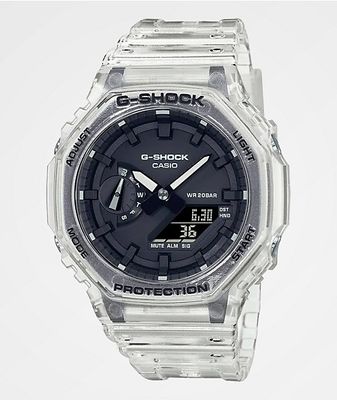 G-Shock GA2100 Clear & White Analog Watch