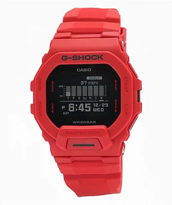 G-Shock GBD200 Burning Red Digital Watch