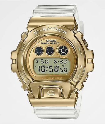 G-Shock GM6900SG-9 Clear & Gold Digital Watch