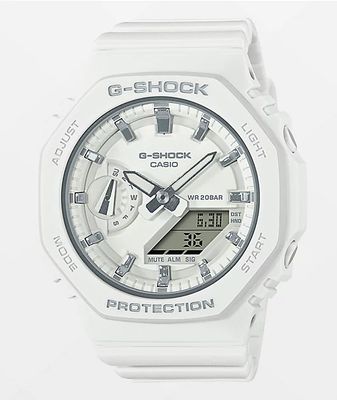 G-Shock GMAS2100-7A White Digital & Analog Watch