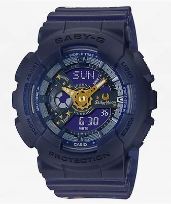 G-Shock x Sailor Moon Baby-G BA110XSM-2A Navy Blue Watch
